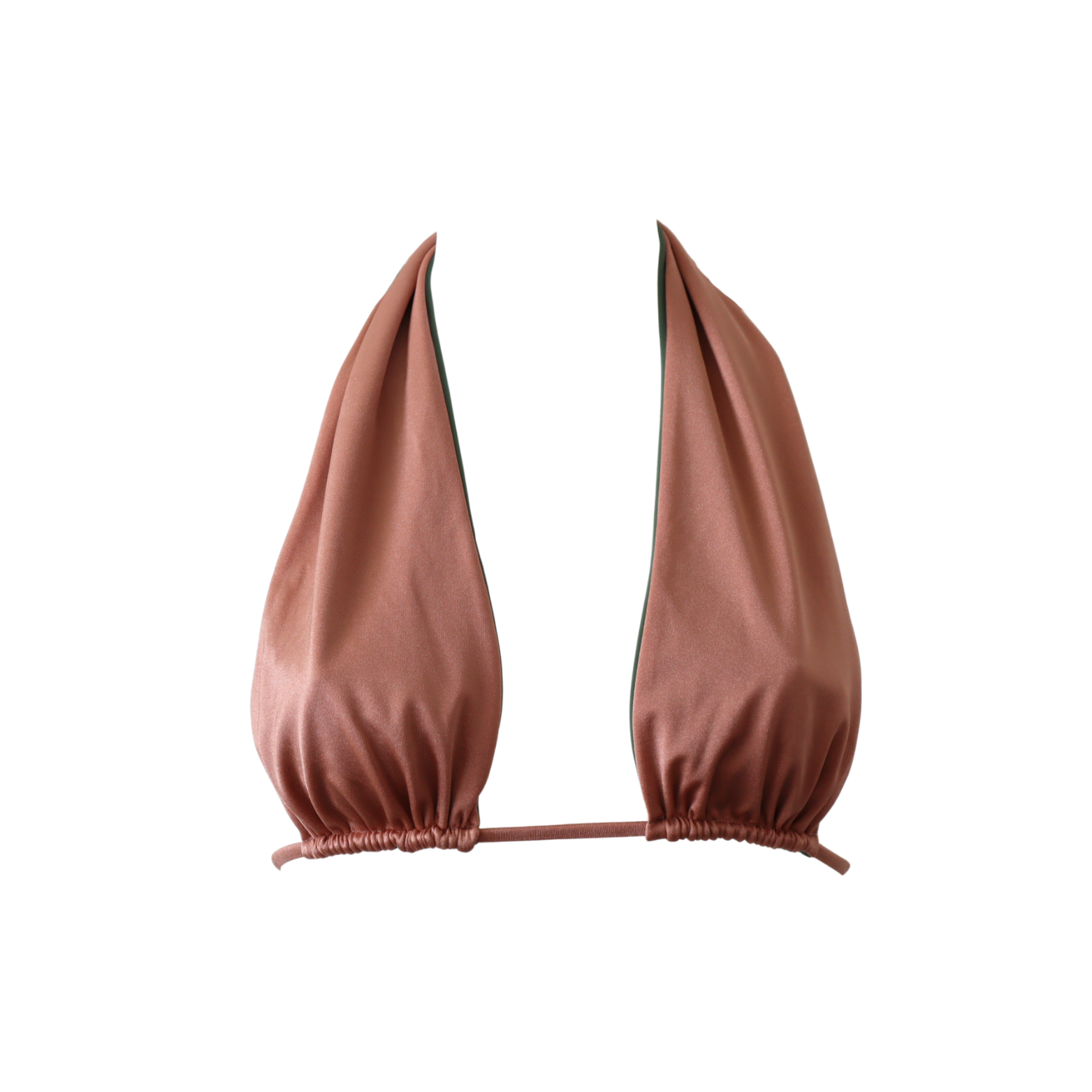 Haut triangle amovible réversible Ferret, coloris Arrosa & Baso : packshot à plat, vue recto – PINUA