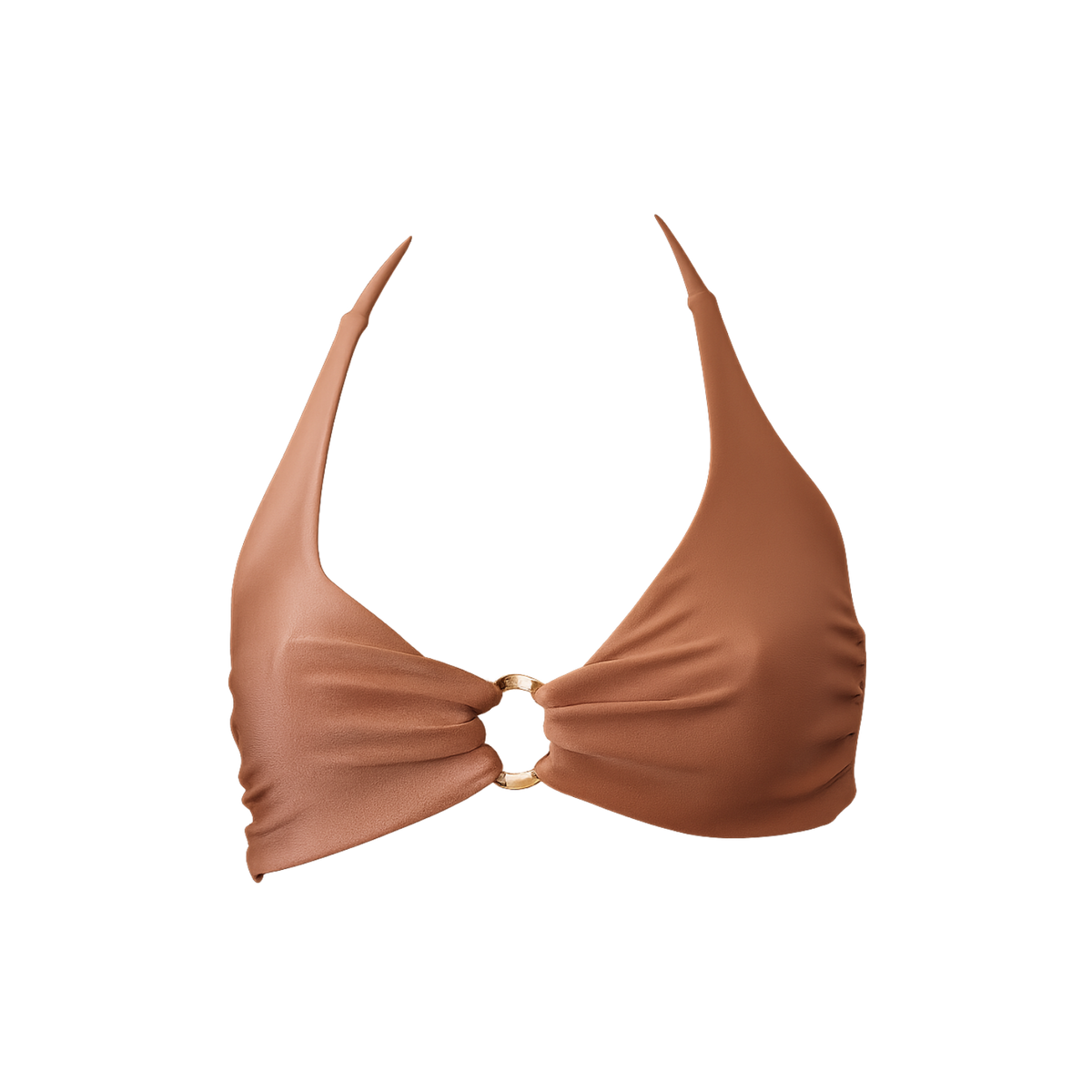 Haut brassière réversible Arca, coloris Arrosa & Baso : packshot à plat, vue verso – PINUA