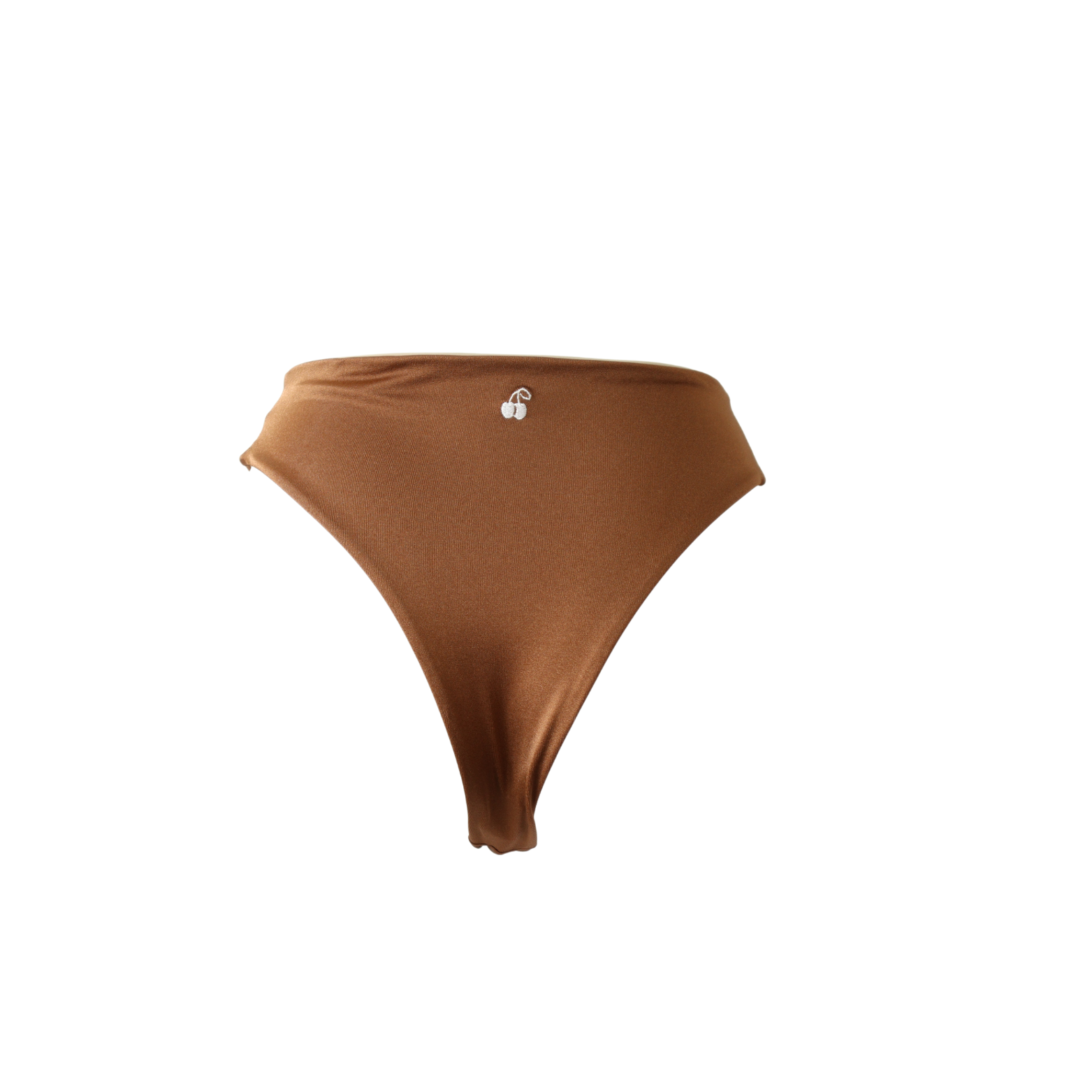 Bas brésilien taille haute réversible Soorts, coloris Izar & Duna : packshot à plat, vue recto – PINUA