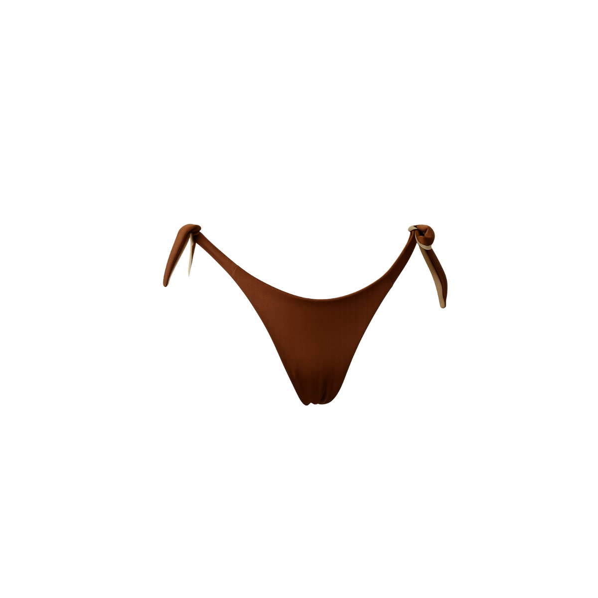Tanga réversible Pignada, coloris Izar & Duna : packshot à plat, détail matière – PINUA