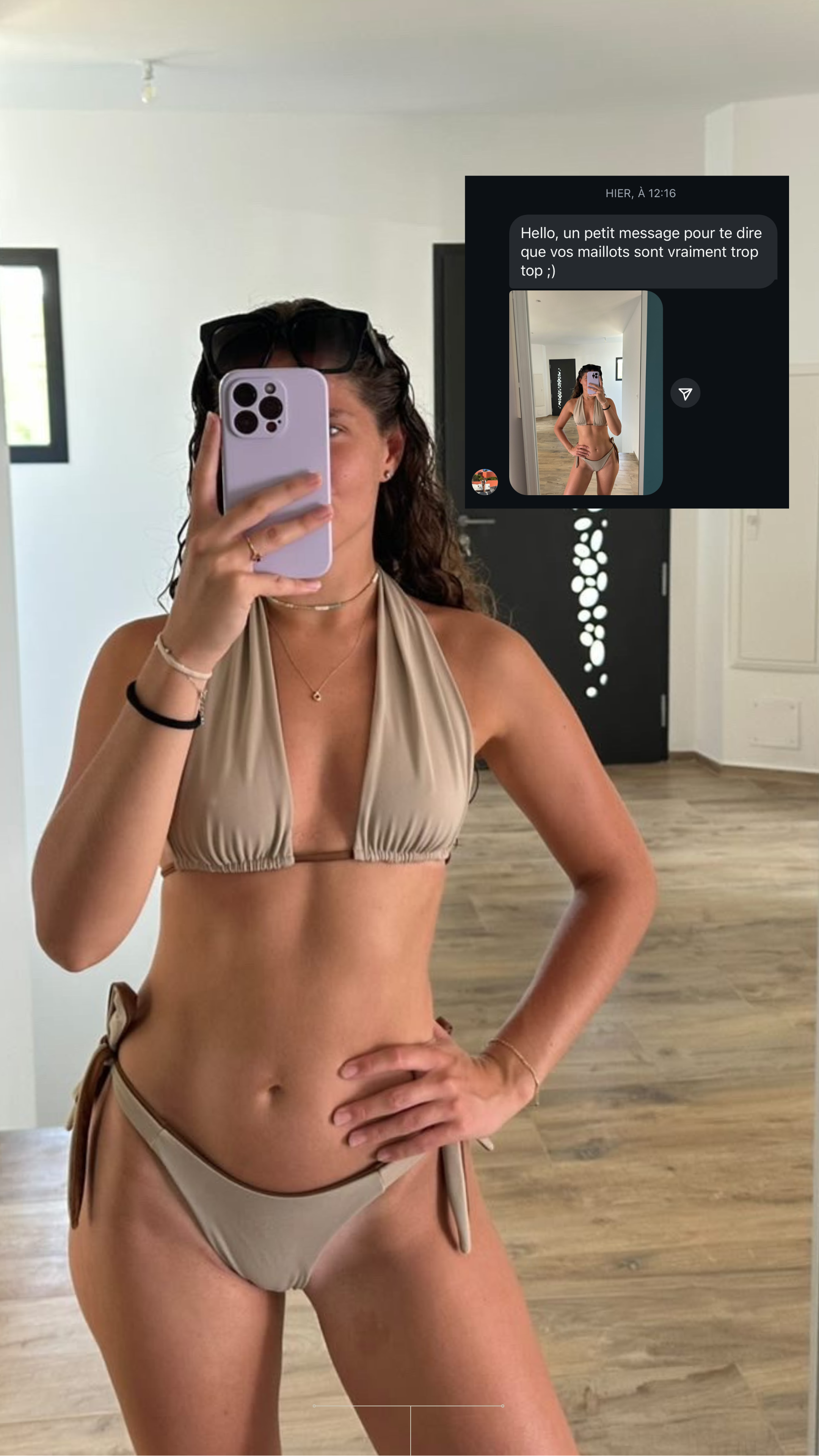 Avis client vérifié – maillot de bain réversible PINUA Ferret Izar & Duna