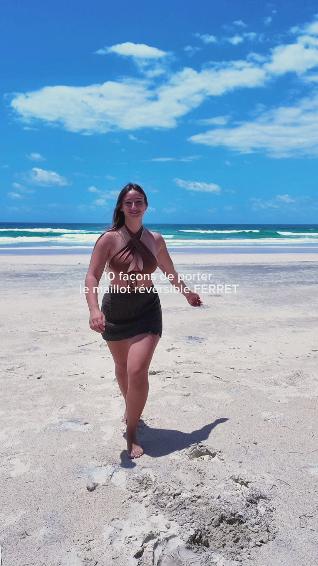 Vidéo de présentation – Haut triangle amovible réversible Ferret – PINUA maillot de bain réversible