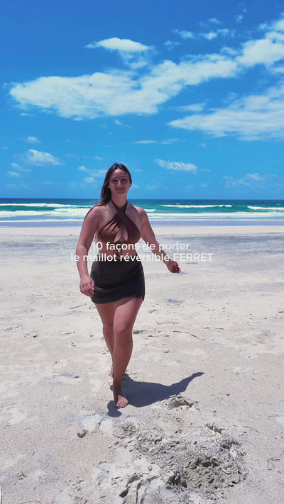 Vidéo de présentation – Haut triangle amovible réversible Ferret – PINUA maillot de bain réversible